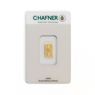 C.Hafner C.Hafner goudbaar 1 gram geseald