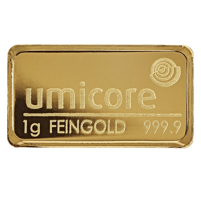 Umicore Goudbaar 1 gram kopen