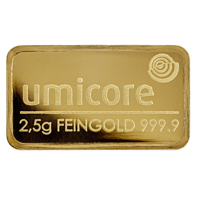 Umicore Goudbaar 2,5 gram kopen