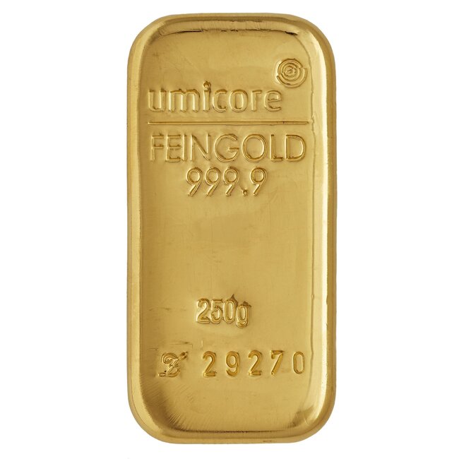 Umicore 24 Karaat fijn goudbaar