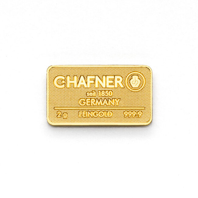 Chafner 24 Karaat fijn goudbaar