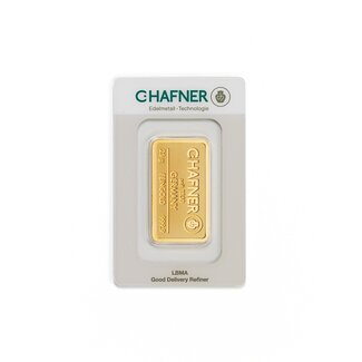 Chafner 25 Gram goudbaar Chafner