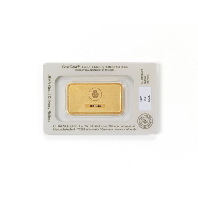 C.Hafner Goudbaar 25 gram kopen
