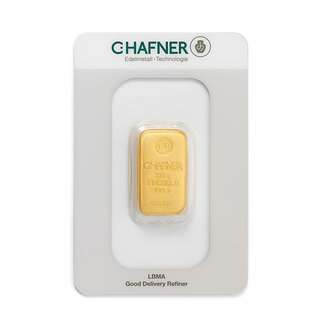 Chafner 250 gram goudbaar Chafner
