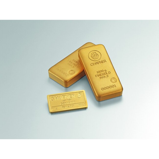 Chafner 24 Karaat fijn goudbaar