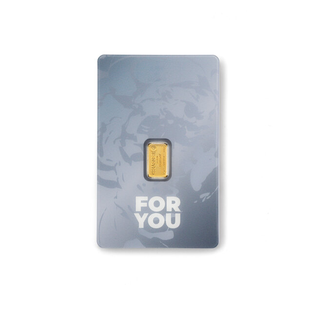 Chafner 24 Karaat fijn goudbaar