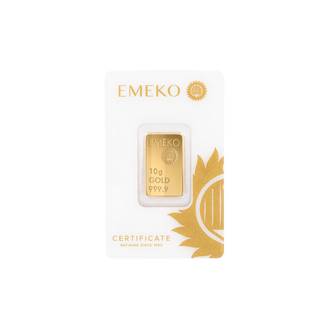 Emeko 24 Karaat fijn goudbaar