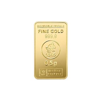 Heimerle + Meule 0.5 Gram goudbaar Heimerle + Meule