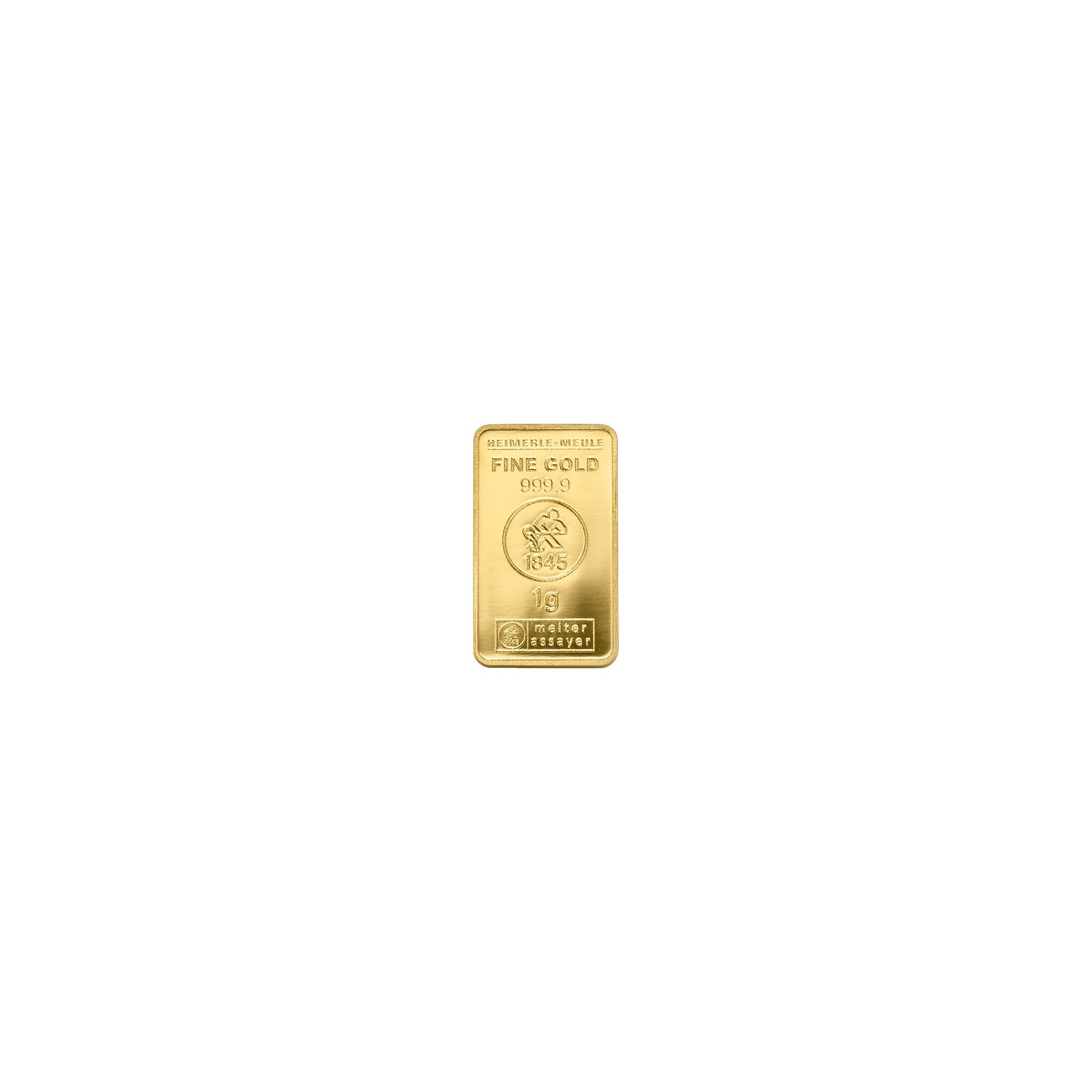 1 gram Goudbaar kopen – Heimerle + Meule | 24 karaat goud