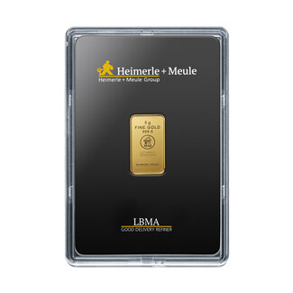 Heimerle + Meule Heimerle + Meule goudbaar 5 gram