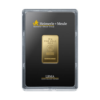 Heimerle + Meule 20 Gram goudbaar Heimerle + Meule