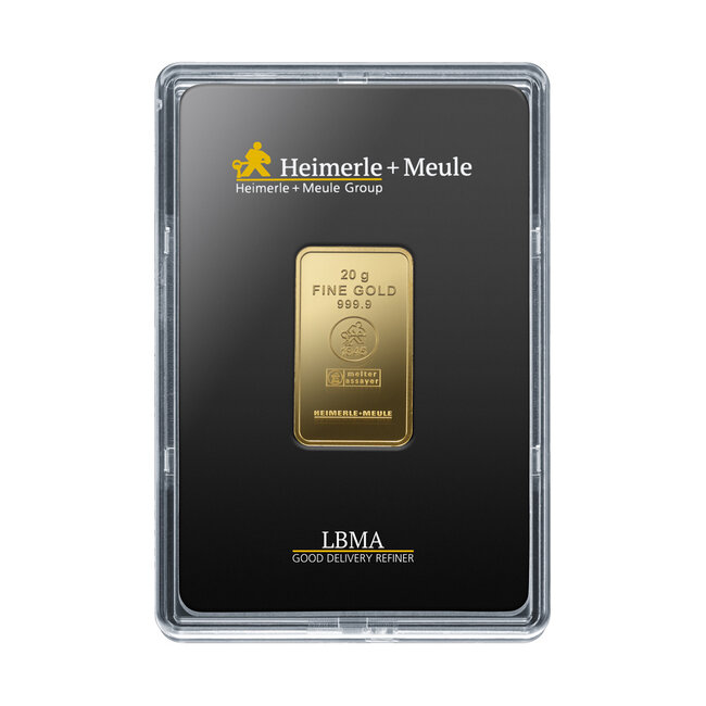 Heimerle + Meule 24 Karaat fijn goudbaar