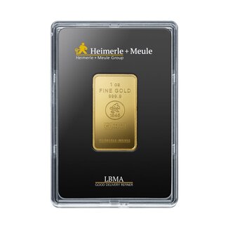 Heimerle + Meule Heimerle + Meule goudbaar 1 troy ounce (31,1 gram)