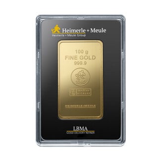 Heimerle + Meule 100 Gram goudbaar Heimerle + Meule