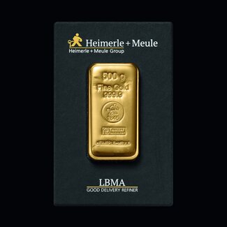 Heimerle + Meule 500 Gram goudbaar Heimerle + Meule