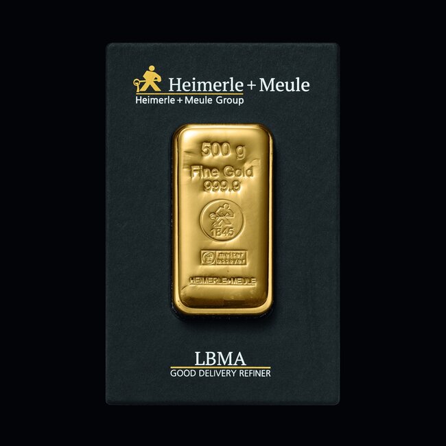 Heimerle + Meule 24 Karaat fijn goudbaar