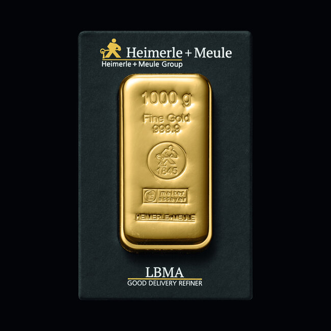Heimerle + Meule 24 Karaat fijn goudbaar