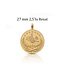 Goldmine 22 Karaat ikibucuklu Resat ( 2.5 muntige )