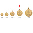 Goldmine 22 Karaat ikibucuklu Resat