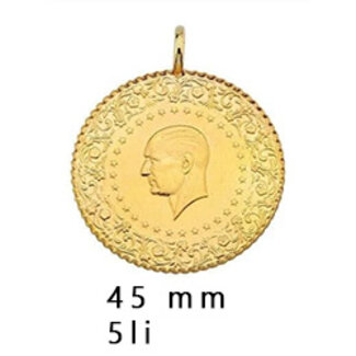 22 Karaat ziynet 5li