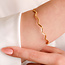 Goldmine 22 krt gouden Ajda zig-zag armband