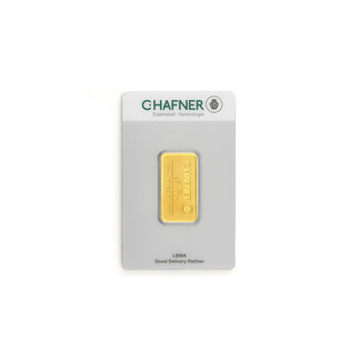 C.Hafner C.Hafner goudbaar 1/2 troy ounce (15,55 gram)