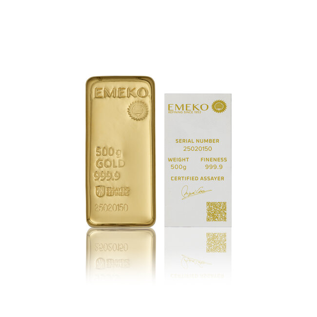 Emeko 500 gram goudbaar