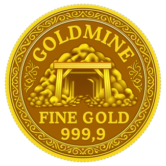 Goldmine 24 Karaat 7,20g munt