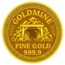 Goldmine 24 Karaat Goldmine munt