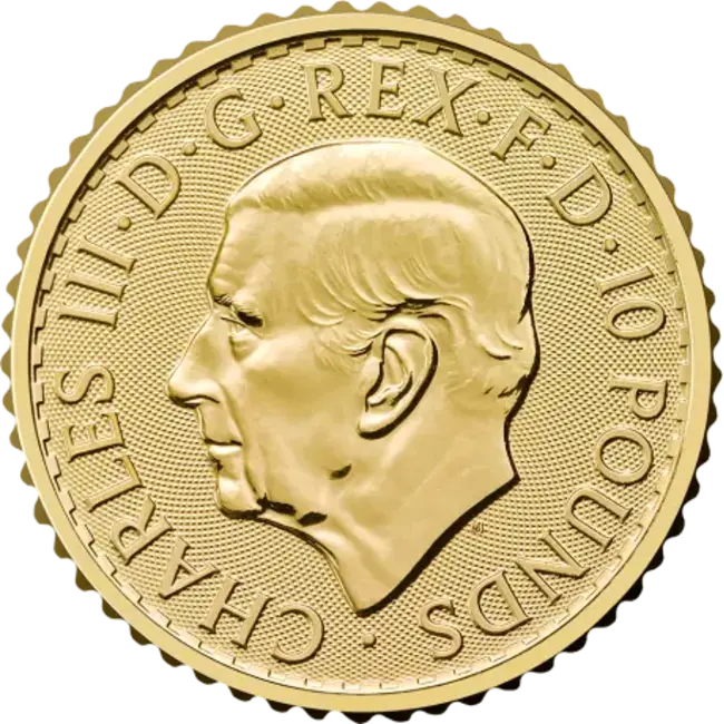 Brittania 1/10 oz Britannia Charles III Gold Coin | 2026
