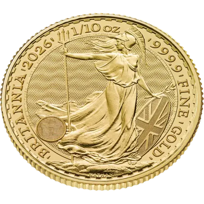 Brittania 1/10 oz Britannia Charles III Gold Coin | 2026
