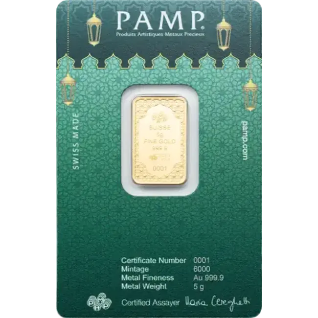 5 gram 24 karaat goudbaar