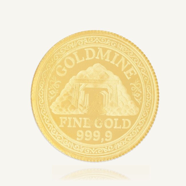 Goldmine 24 Karaat Goldmine munt