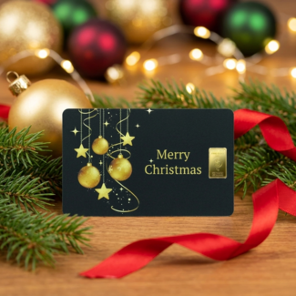 Heimerle + Meule Merry Christmas Card goudbaar 1 gram