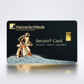 Heimerle + Meule Secain Card goudbaar 0,15 gram