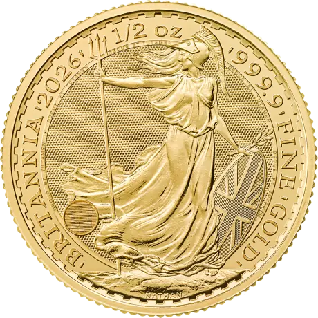 Gouden Britannia munten van The Royal Mint