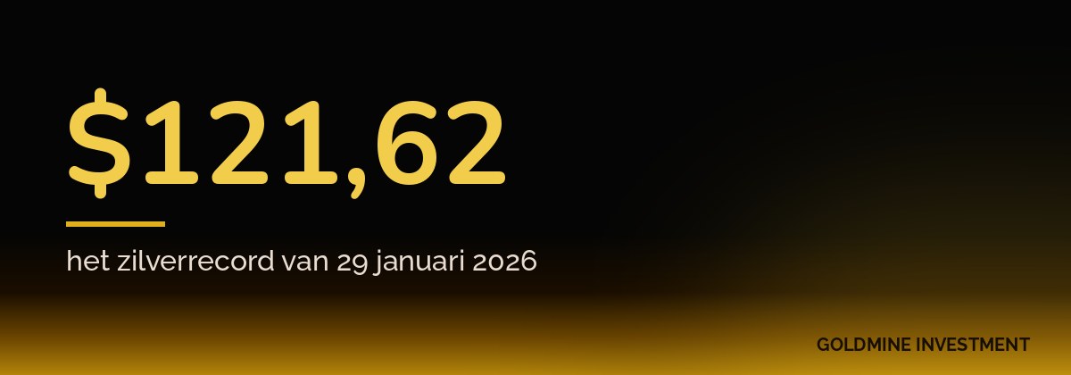 $121,62 het zilverrecord van 29 januari 2026