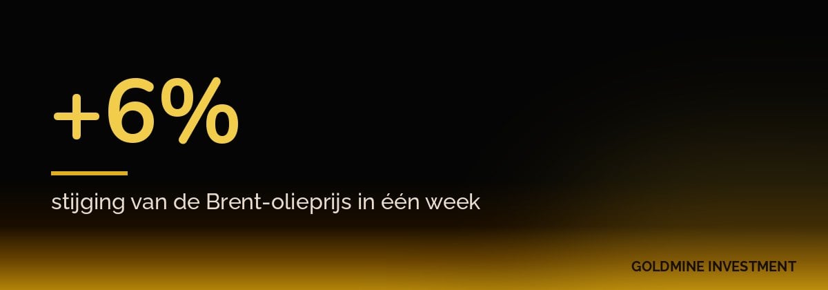 +6% stijging van de Brent-olieprijs in één week