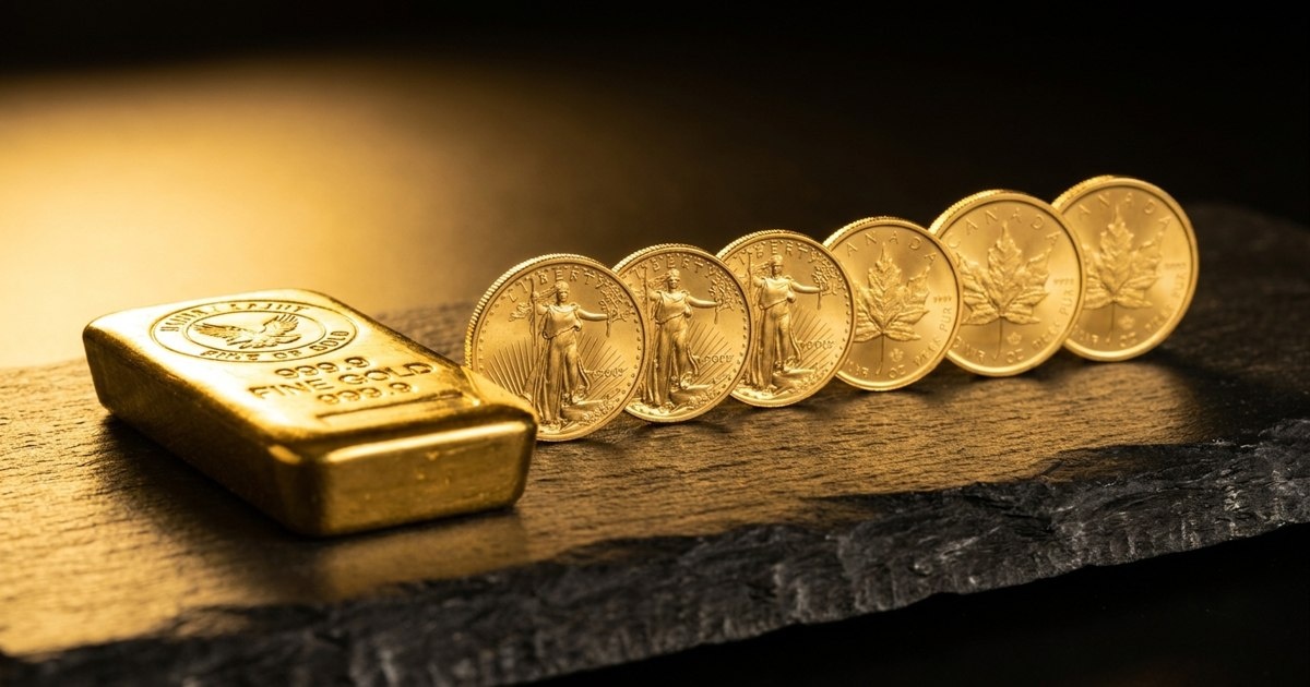 Goudbaar of gouden munt: wat kiest u?