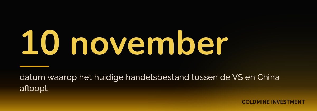 10 november datum waarop het huidige handelsbestand tussen de VS en China afloopt