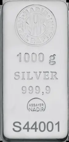 Nadir zilverbaar 1 kilo