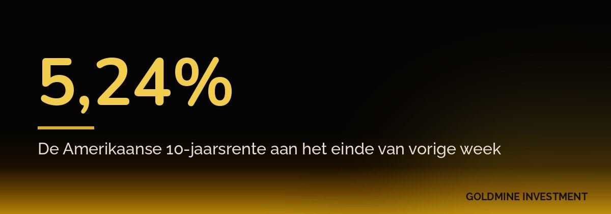 5,24% De Amerikaanse 10-jaarsrente aan het einde van vorige week