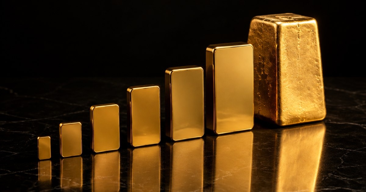 Goudbaar gewichten: van 1 gram tot 1 kilo, welke past bij u?