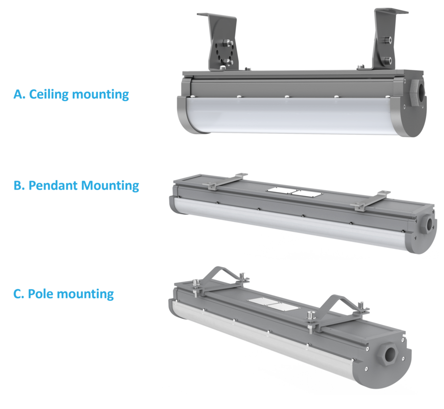 ATEX LED Lighting - 60W | 120cm Explosion Proof Zone 1, 2, 21 & 22