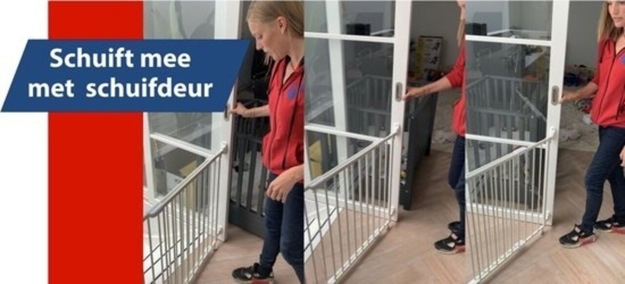 SafetyThings SafetyThings Barrière de Sécurité Escalier et Porte SG-86 80 - 130 cm