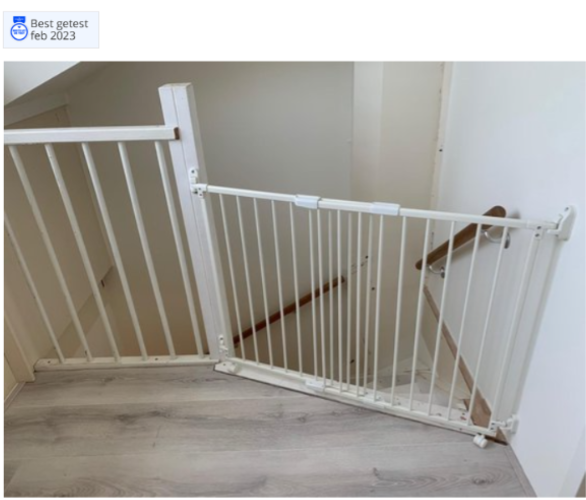 SafetyThings SafetyThings Barrière de Sécurité Escalier et Porte SG-86 80 - 130 cm