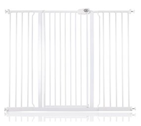 Bettacare Bettacare Barrière de Sécurité Escalier et Porte Extra Haute Enfant et Animal 133,2 - 141,2 cm