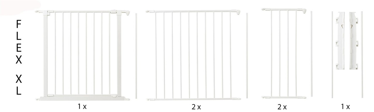 BabyDan BabyDan Flex XL Barrière de Sécurité pour Escalier et Cheminée 90 - 278 cm BabyDan BabyDan Flex XL Barrière de Sécurité pour Escalier et Cheminée 90 - 278 cm