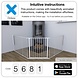 BabyDan BabyDan Flex XL Barrière de Sécurité Escalier et Cheminée 90 - 278 cm BabyDan BabyDan Flex XL Barrière de Sécurité Escalier et Cheminée 90 - 278 cm
