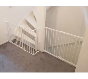 BabyDan BabyDan Flex Barrière de Sécurité Escalier et Porte 133 cm & BabyDan FlexiFit Barrière de Sécurité Escalier et Porte 62 - 105 cm